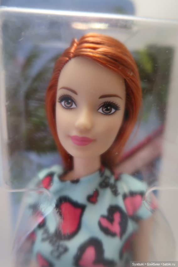 Fashion Barbie heart printed dress (фото 2)