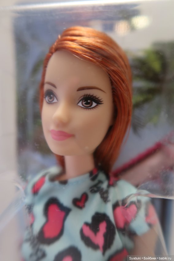 Fashion Barbie heart printed dress (фото 3)