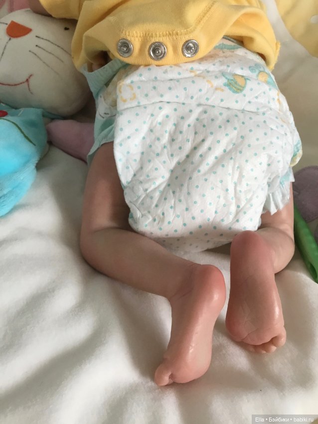 Кукла реборн Тинк от Бонни Браун ( оригинал) в любящие ручки (фото 2)