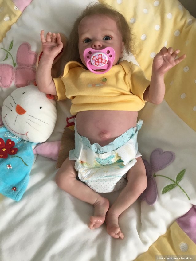 Кукла реборн Тинк от Бонни Браун ( оригинал) в любящие ручки (фото 3)