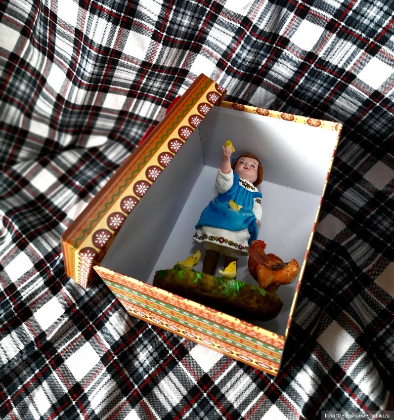 Девочка с цыплятами — Авторские игрушки (фото 4)