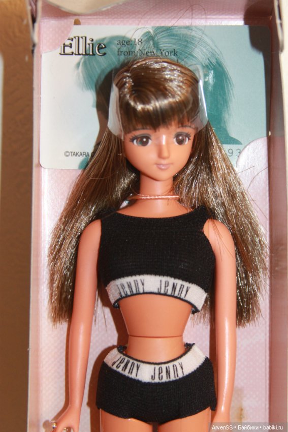 Винтажная подружка Дженни тановая Элли компании Такара (фото 5)