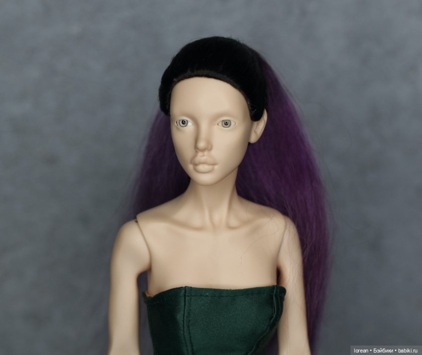 Парик из ангорской козы для Eslin doll