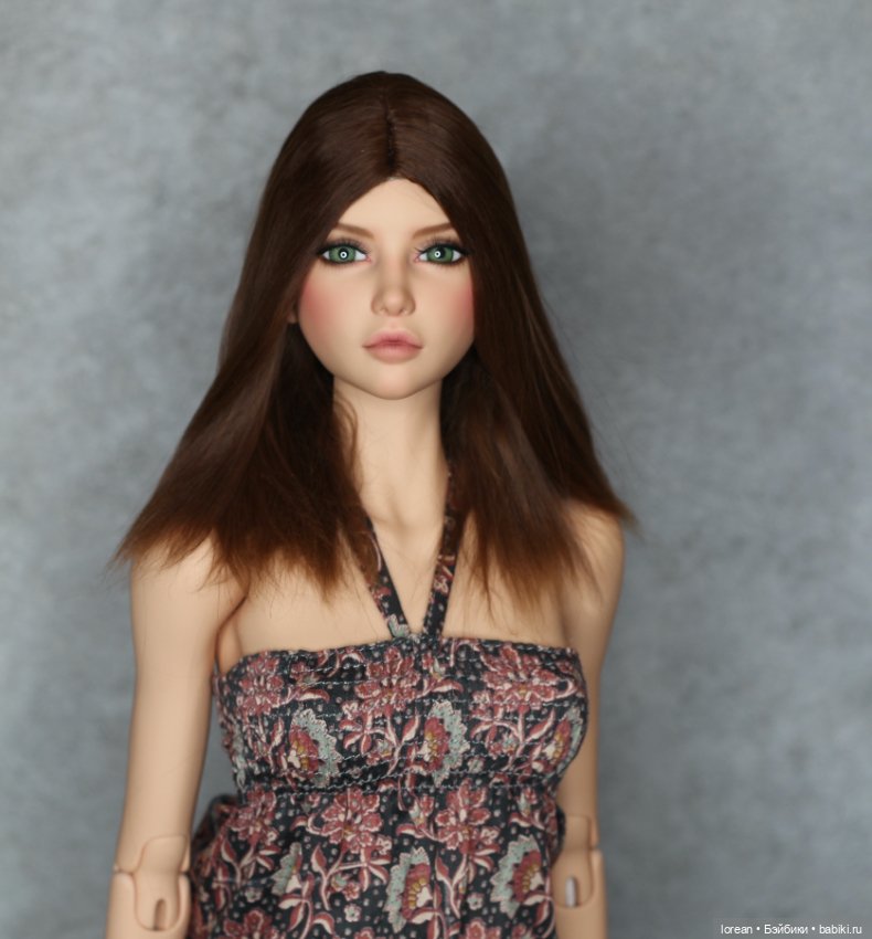 Парик из Альпаки сури для Dollshe Diana SD