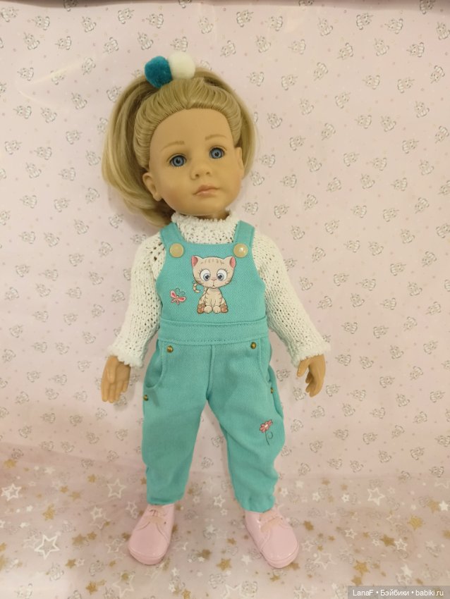 Одежда комбинезон микро вельвет для готц 36 литтл кидс little kids ella lotta (фото 3)