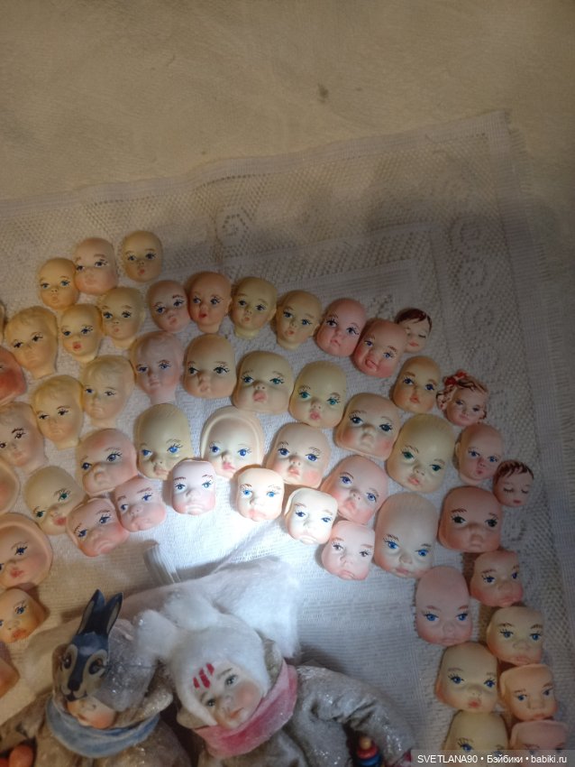 Личики для ватной елочной игрушки (фото 7)