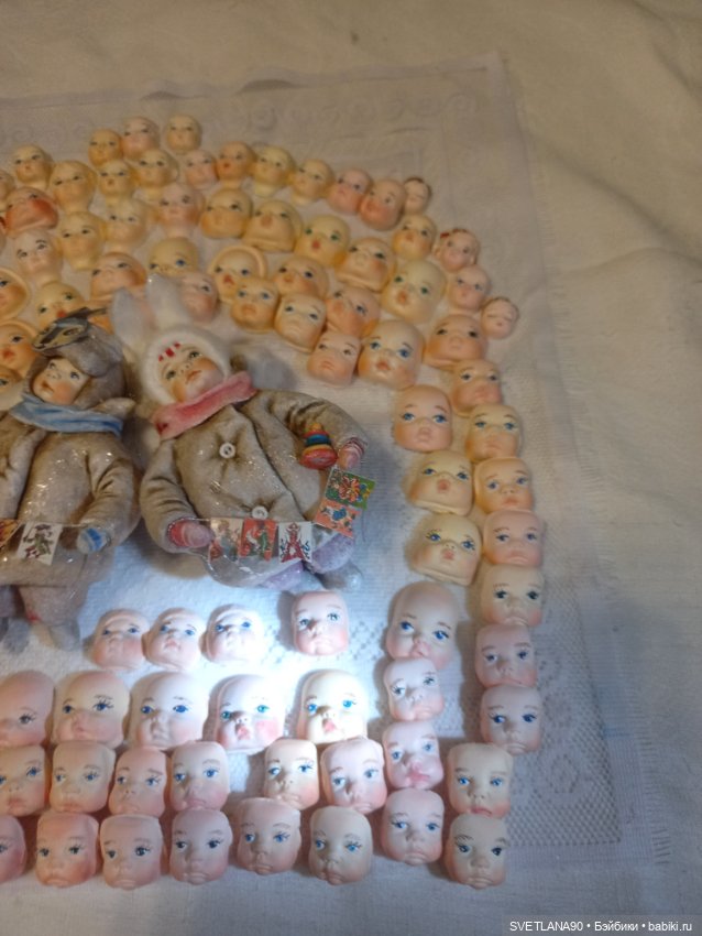 Личики для ватной елочной игрушки (фото 6)