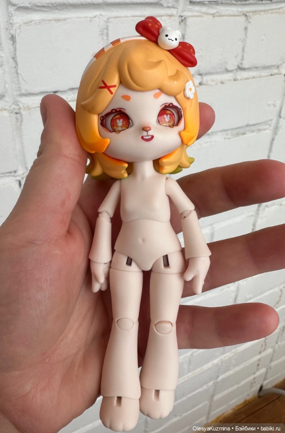 Бжд кукла виниловая, зайка Bonnie (фото 2)