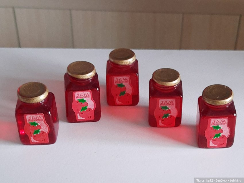 Баночки с вареньем — Миниатюра для кукол (фото 2)