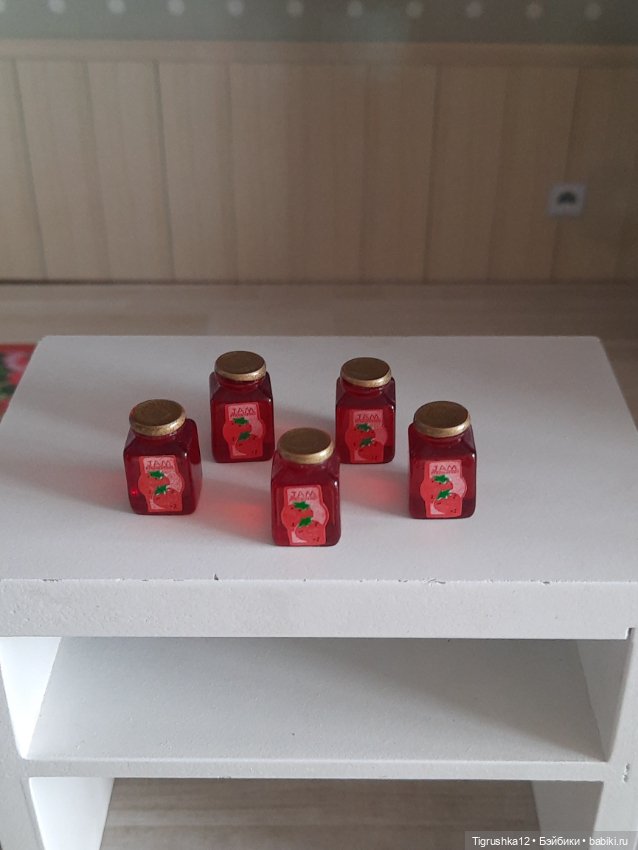 Баночки с вареньем — Миниатюра для кукол (фото 3)