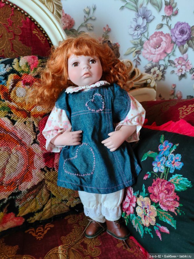Рыжая винтажная фарфорка — Фарфоровые куклы (фото 6)