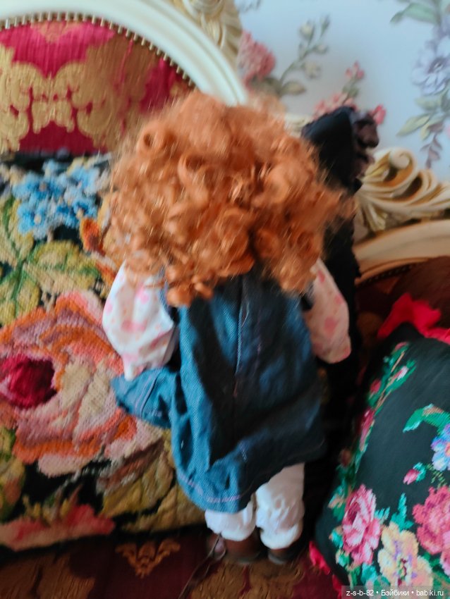 Рыжая винтажная фарфорка — Фарфоровые куклы (фото 3)