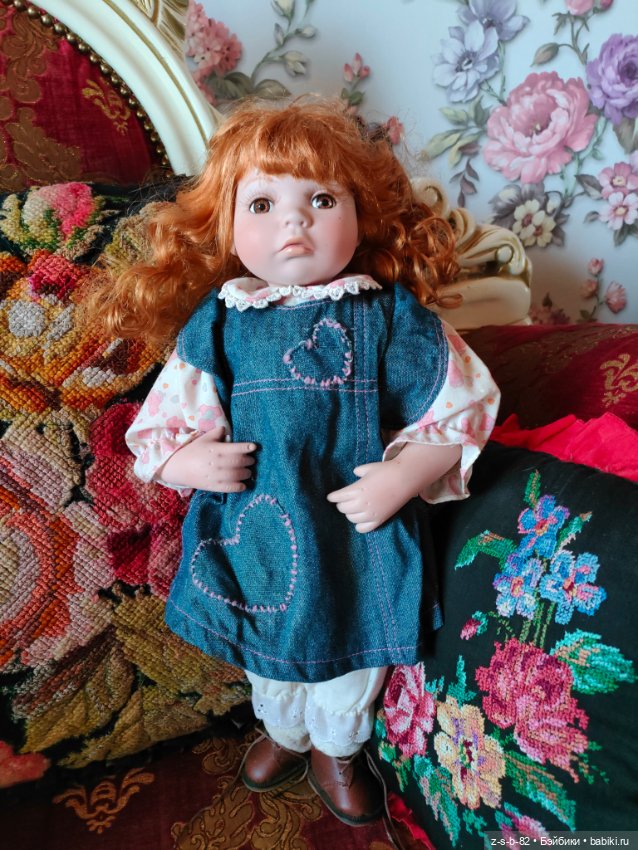 Рыжая винтажная фарфорка — Фарфоровые куклы (фото 5)