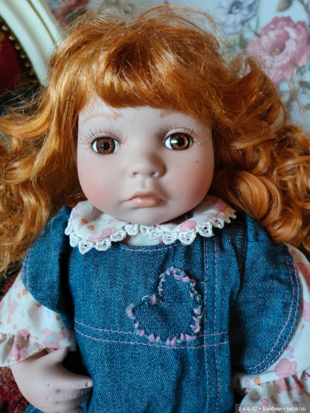 Рыжая винтажная фарфорка — Фарфоровые куклы