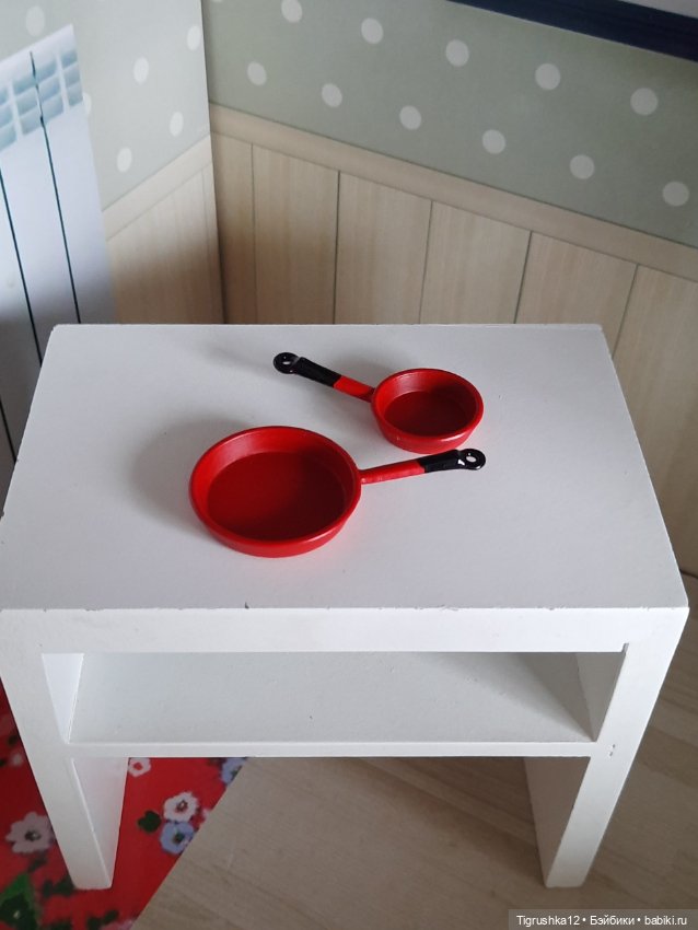 Набор сковородок # — Миниатюра для кукол (фото 6)