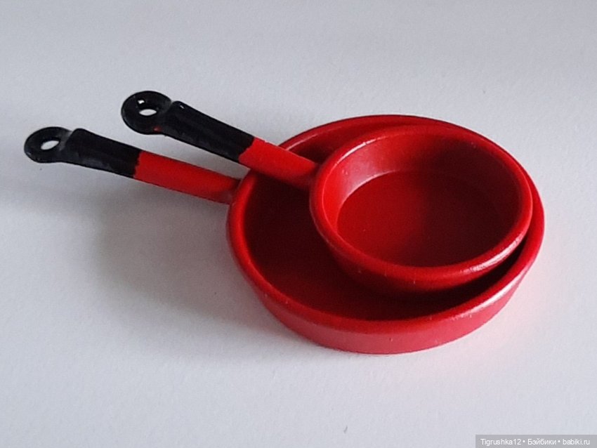Набор сковородок # — Миниатюра для кукол