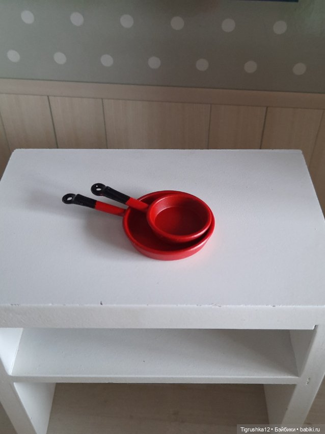 Набор сковородок # — Миниатюра для кукол (фото 9)