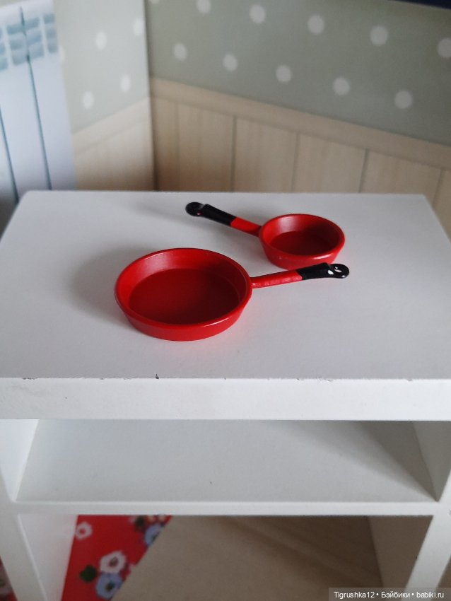 Набор сковородок # — Миниатюра для кукол (фото 7)