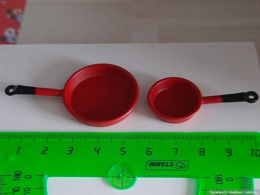 Набор сковородок # — Миниатюра для кукол