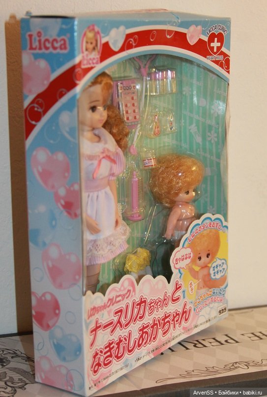 Takara Licca-chan Clinic Nurse Licca-chan and Aka-chan (фото 2)