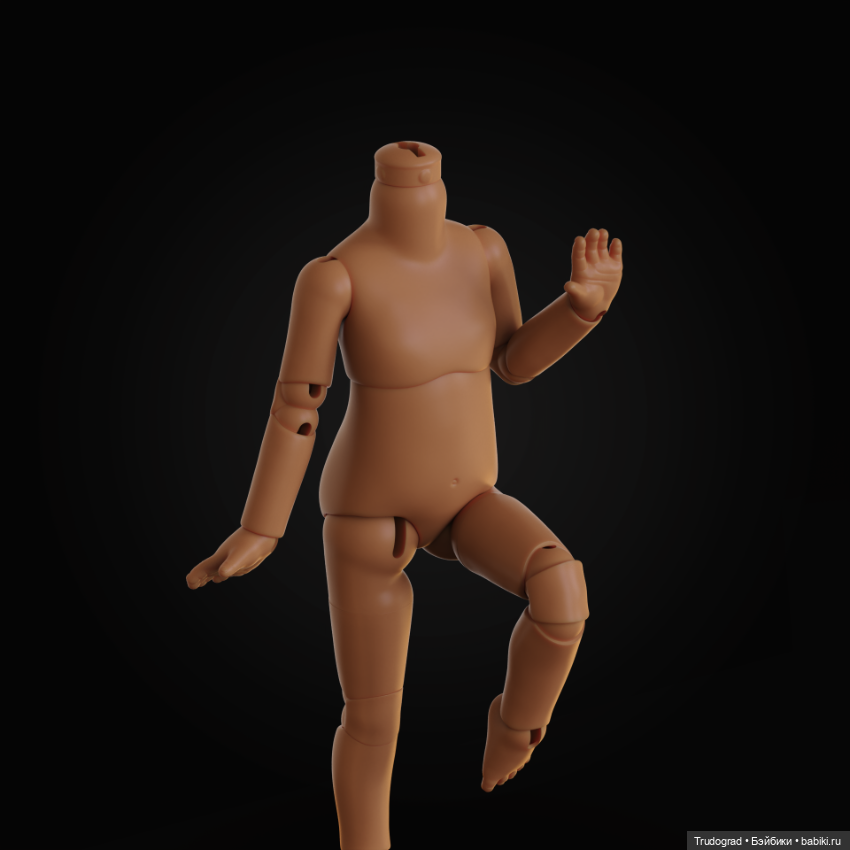 BJD тело для куклы Paola Reina Mini (Карамель) (фото 2)