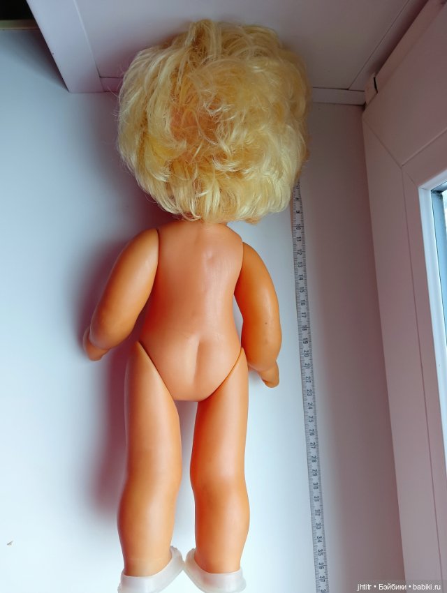 Полностью резиновая кукла ГДР в родном платье (фото 6)