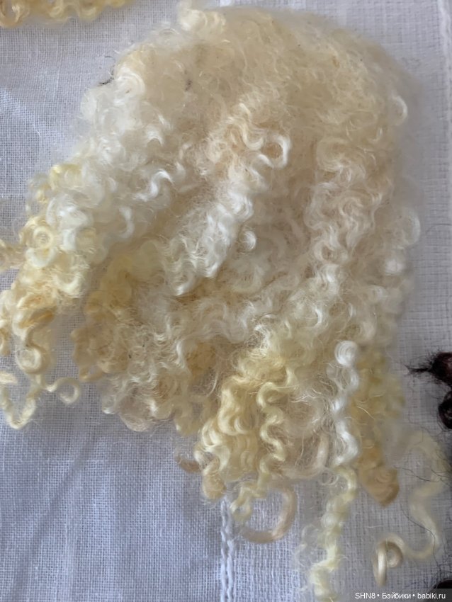 Локоны овечки 65 грамм — Парики и волосы (мохер) для кукол (фото 2)
