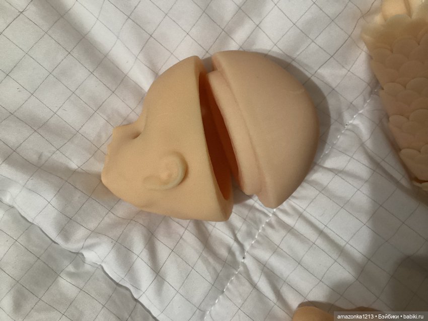 Обменяю или продам .Голова и другие части тела от авторской куклы. Цена за все (фото 2)