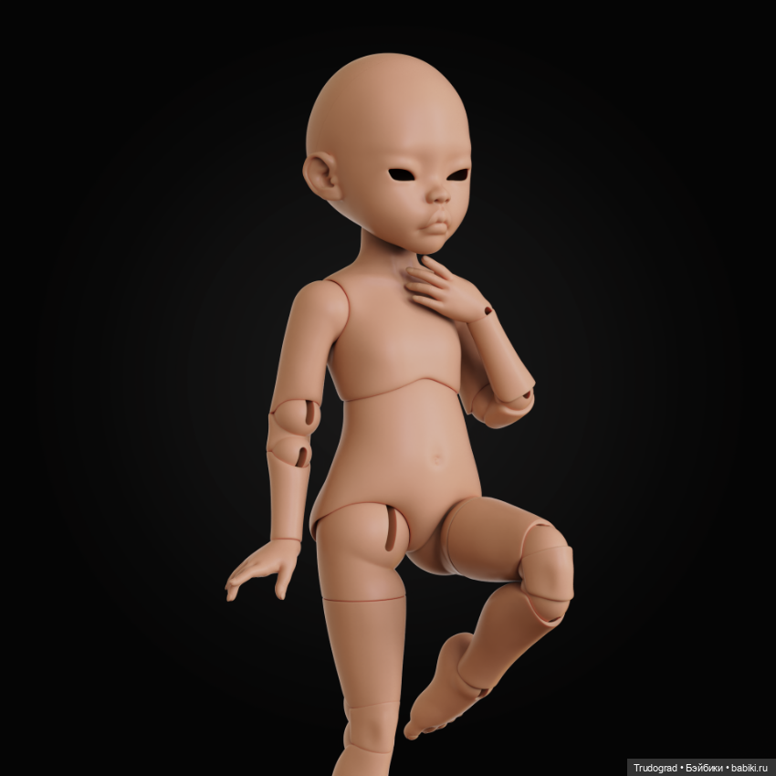 BJD кукла Paola Reina с авторской головой (фото 2)