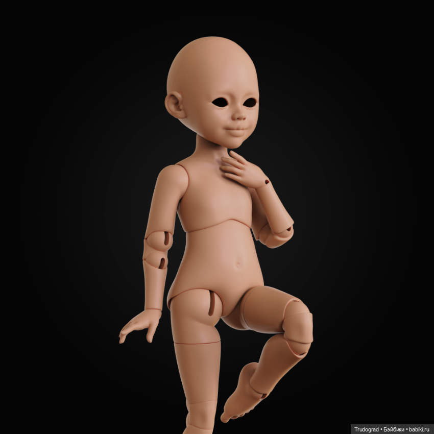 BJD кукла Paola Reina с авторской головой (фото 2)