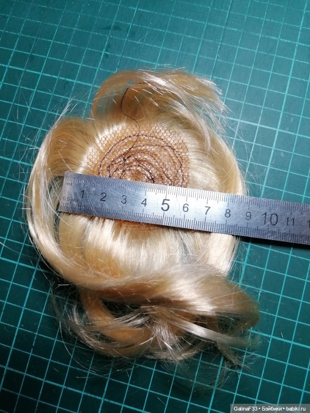 Парик из искусственных волос на сетке (фото 4)