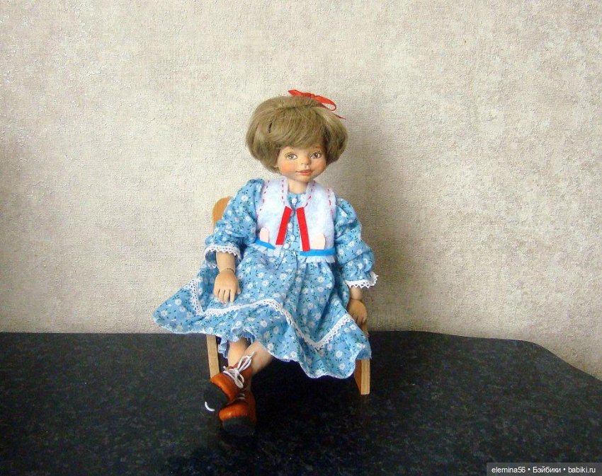 Мари. Авторская кукла в смешанной технике (фото 8)