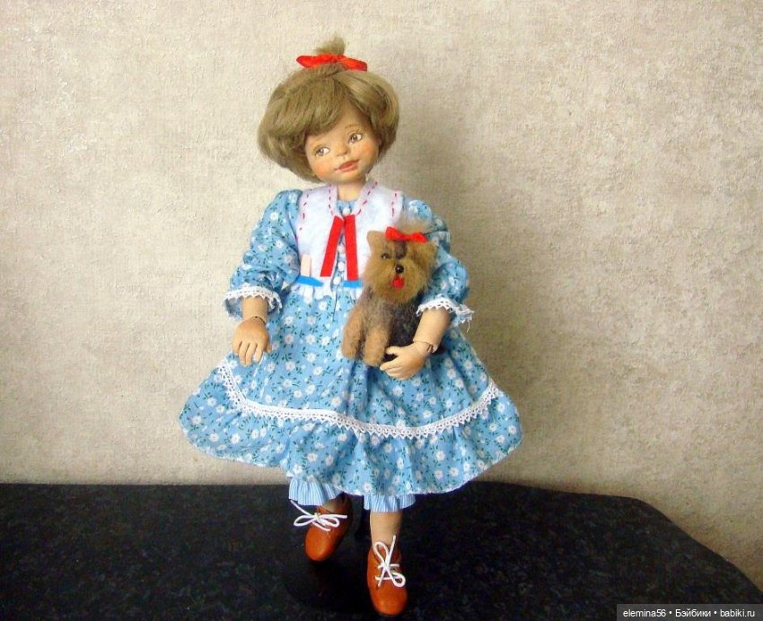 Мари. Авторская кукла в смешанной технике (фото 3)