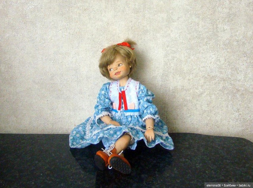 Мари. Авторская кукла в смешанной технике (фото 6)