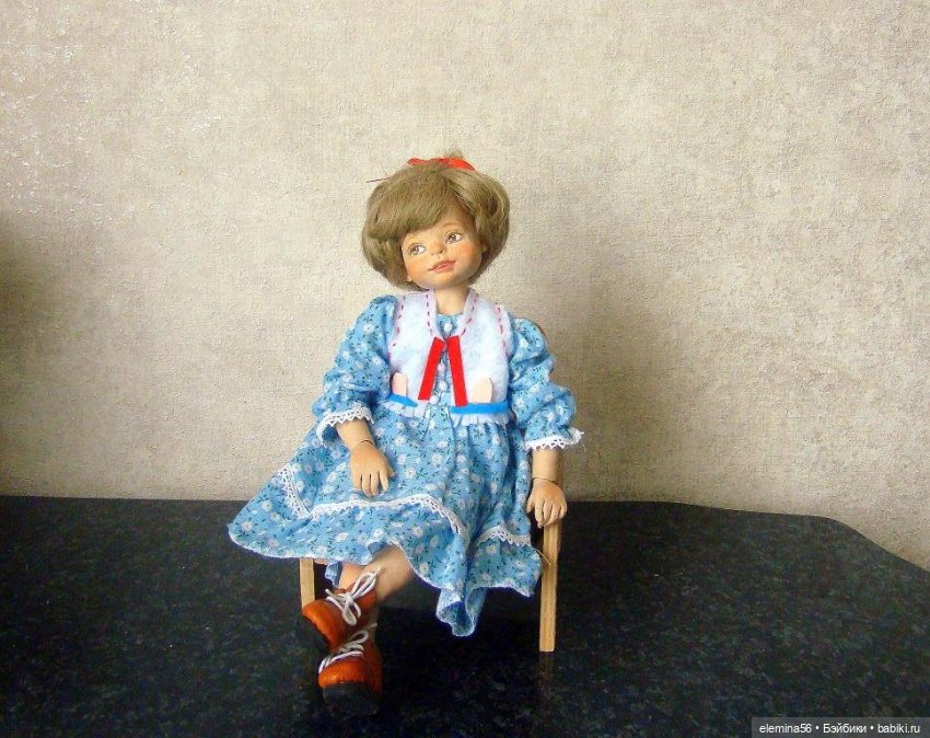 Мари. Авторская кукла в смешанной технике (фото 9)