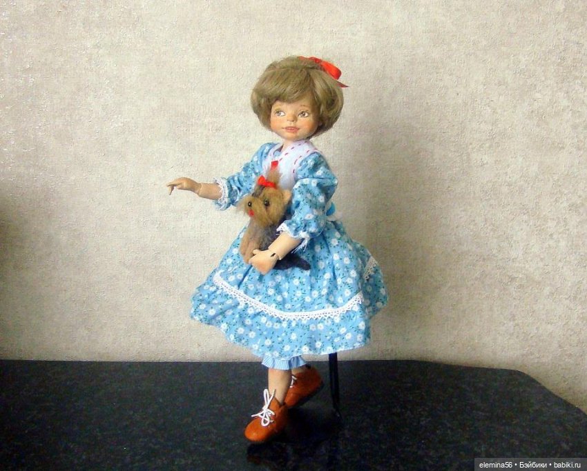 Мари. Авторская кукла в смешанной технике (фото 5)