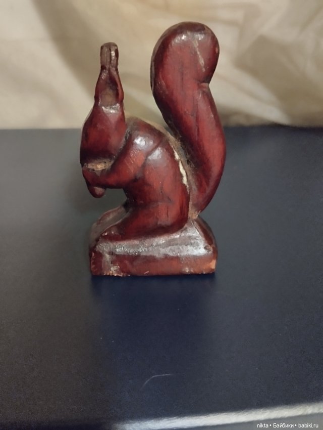 Деревянная игрушка СССР Белочка