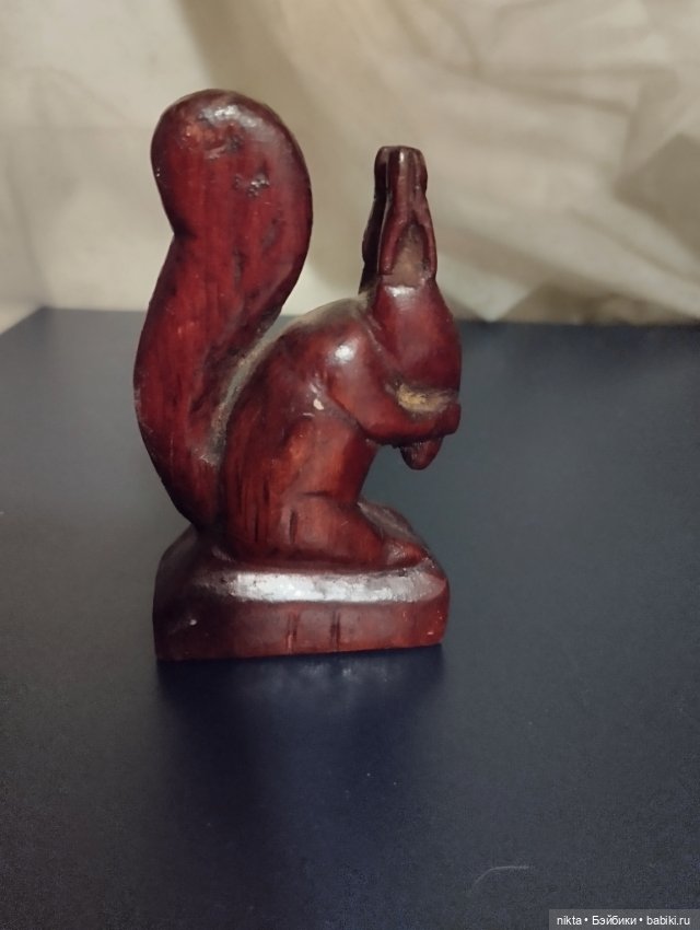 Деревянная игрушка СССР Белочка (фото 3)