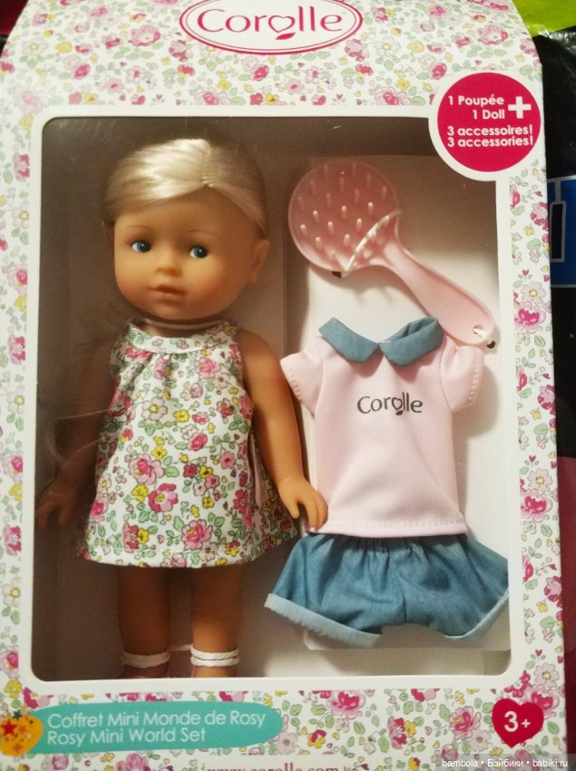 Малышка Rosy Corolle набор с одеждой