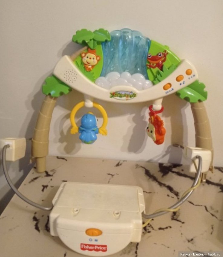 Коляска для кукол в стиле 60х, игрушки резиновые, муз.дуга (фото 8)