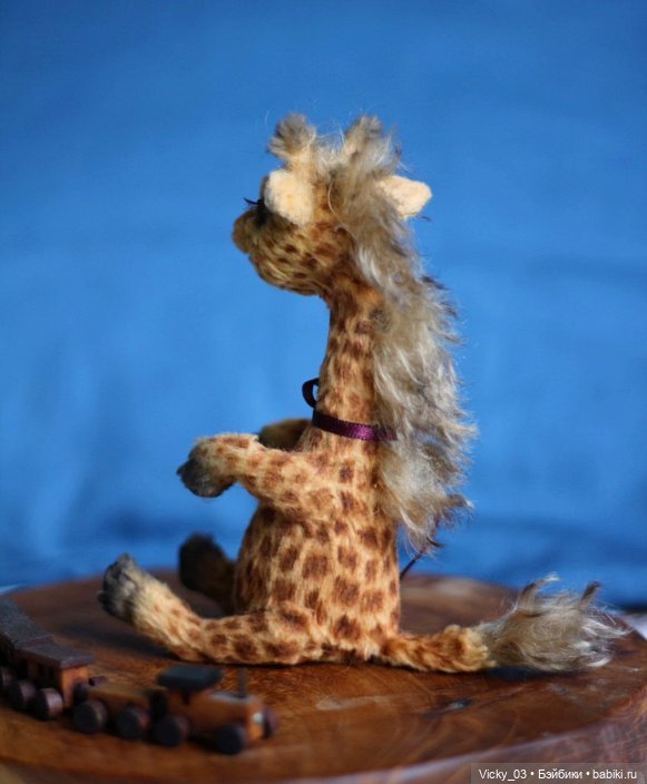 Жираф тедди Samuel — Авторские игрушки (фото 5)