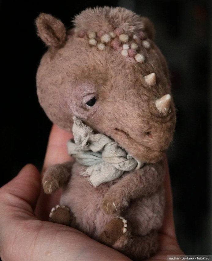 Носорожек Гоша — Авторские игрушки (фото 3)