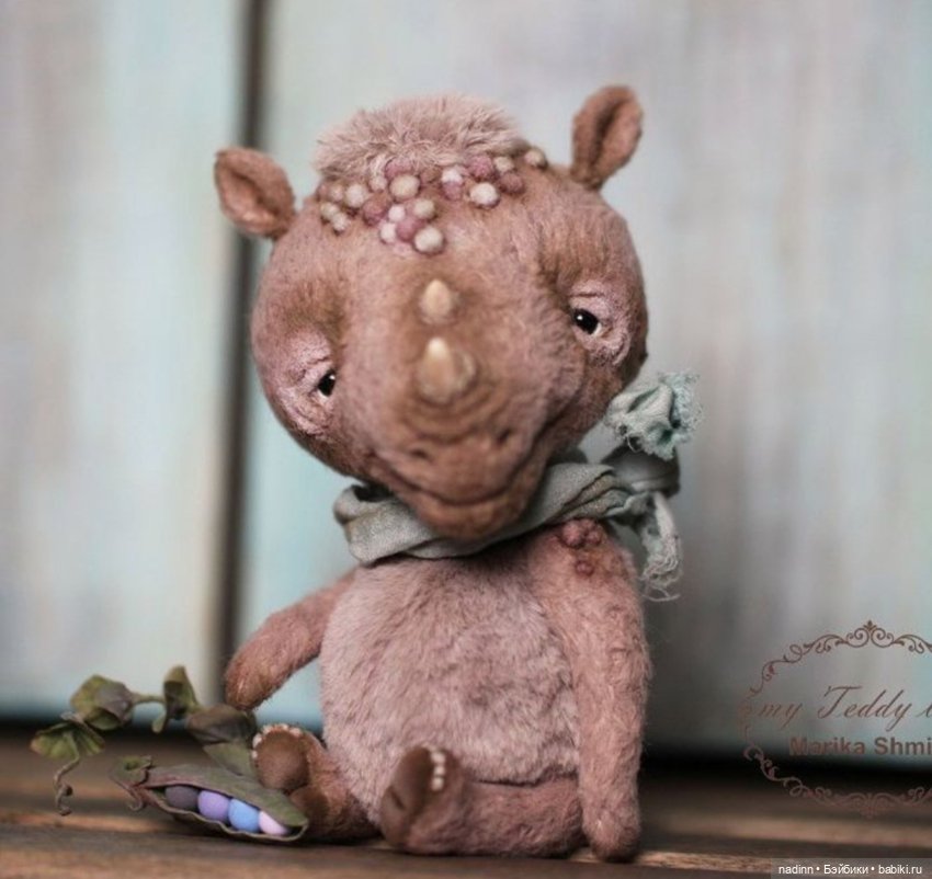 Носорожек Гоша — Авторские игрушки
