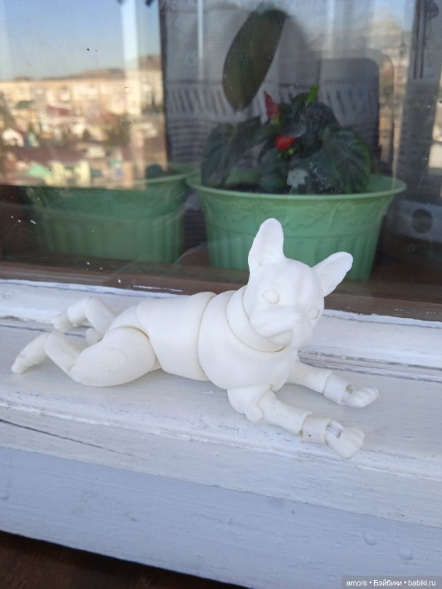 Шарнирный бульдожек — Авторские игрушки (фото 6)