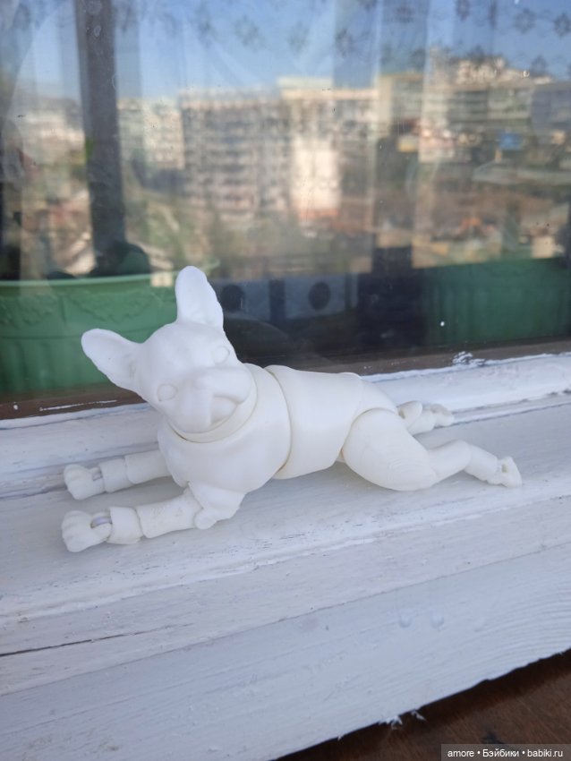 Шарнирный бульдожек — Авторские игрушки (фото 2)