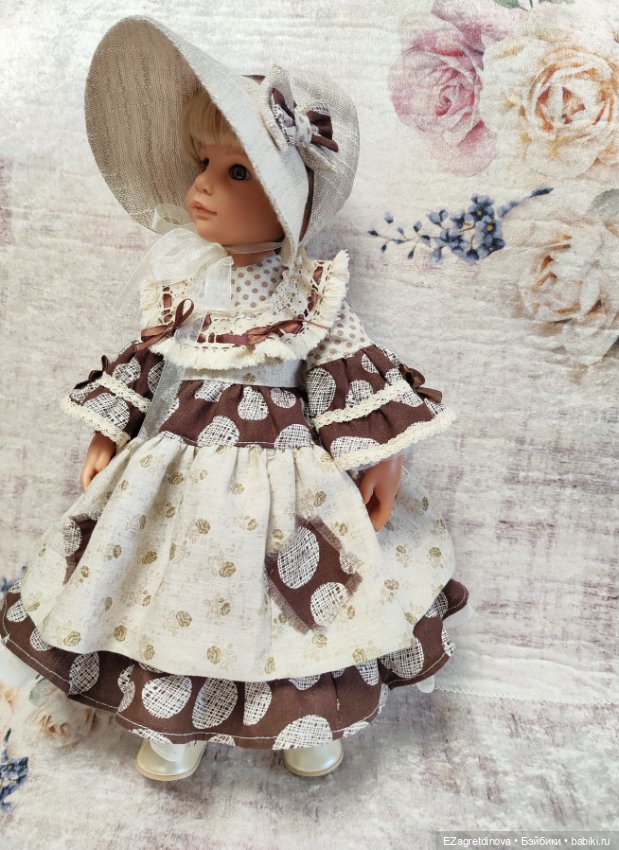 Комплект Готц, Gotz, 48 см Бохо-шоколад