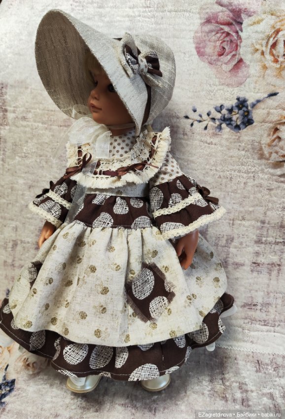 Комплект Готц, Gotz, 48 см Бохо-шоколад