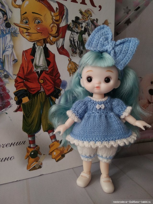 Шарнирная кукла баболи в одежде ручной работы (фото 5)