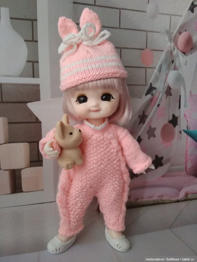 Шарнирная кукла баболи в одежде ручной работы (фото 2)