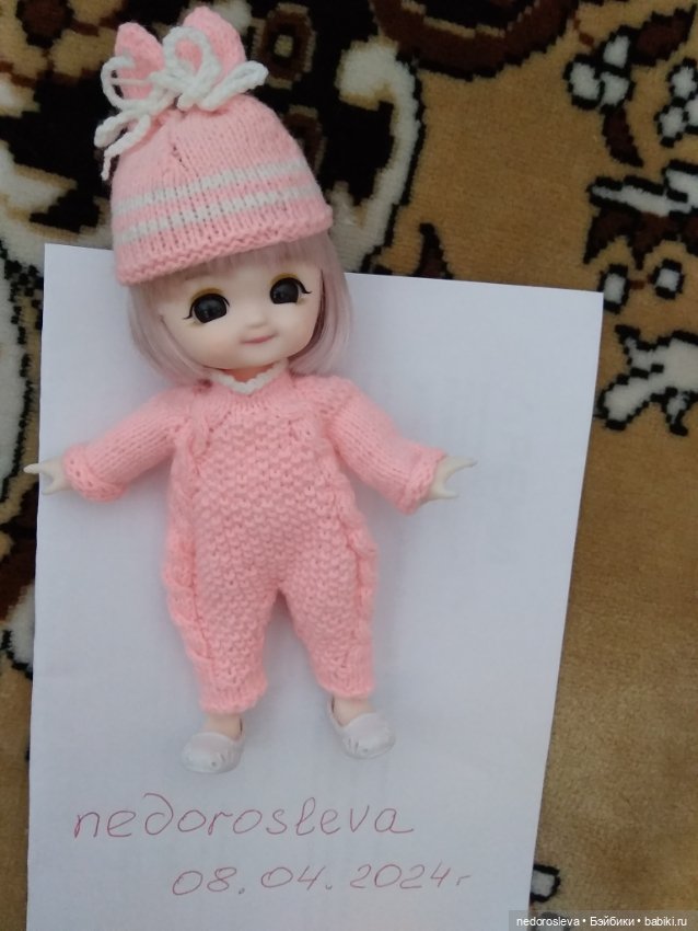 Шарнирная кукла баболи в одежде ручной работы (фото 8)